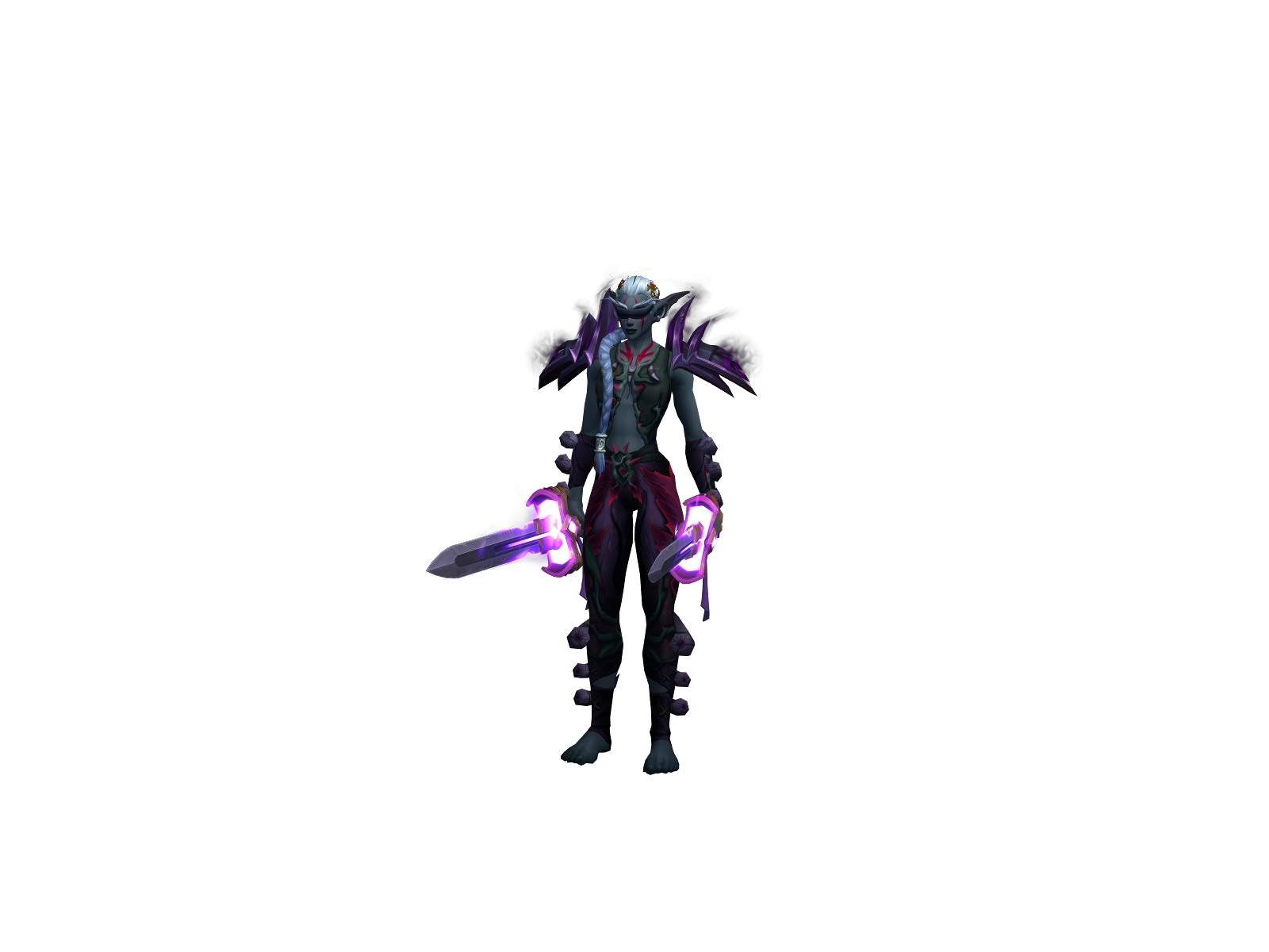 Nachthemd 3D character render