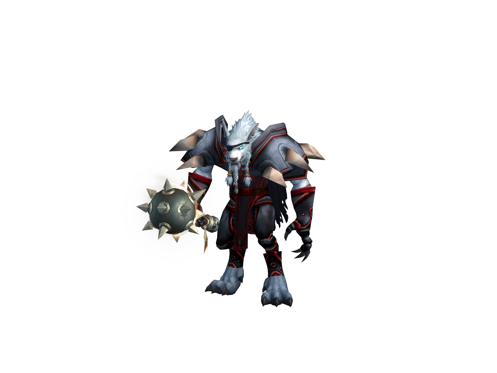 Mcfurball 3D character render