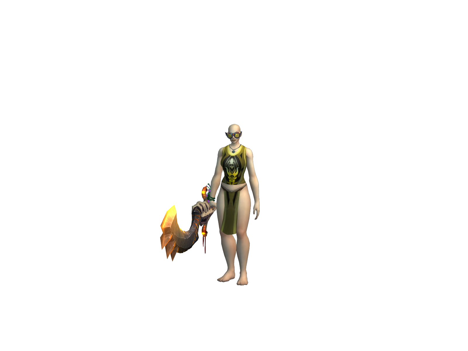 Faatkid 3D character render
