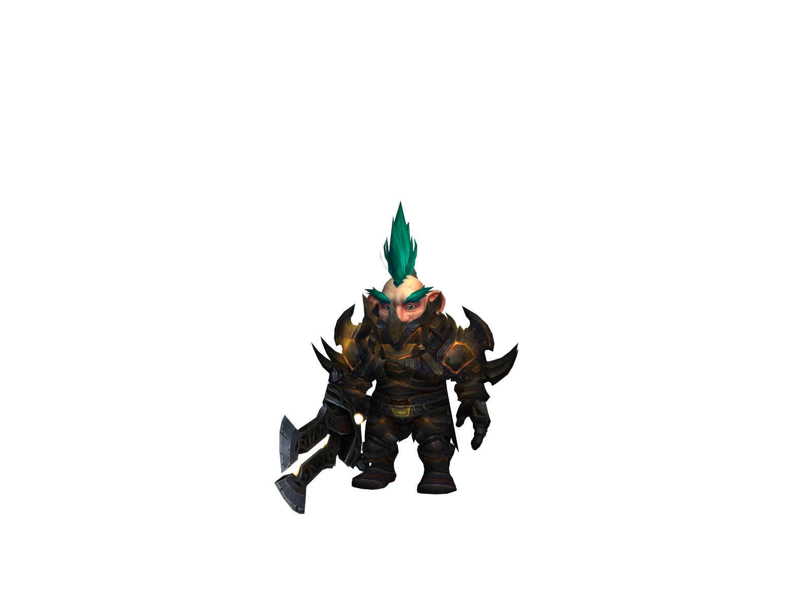 Rendell 3D character render