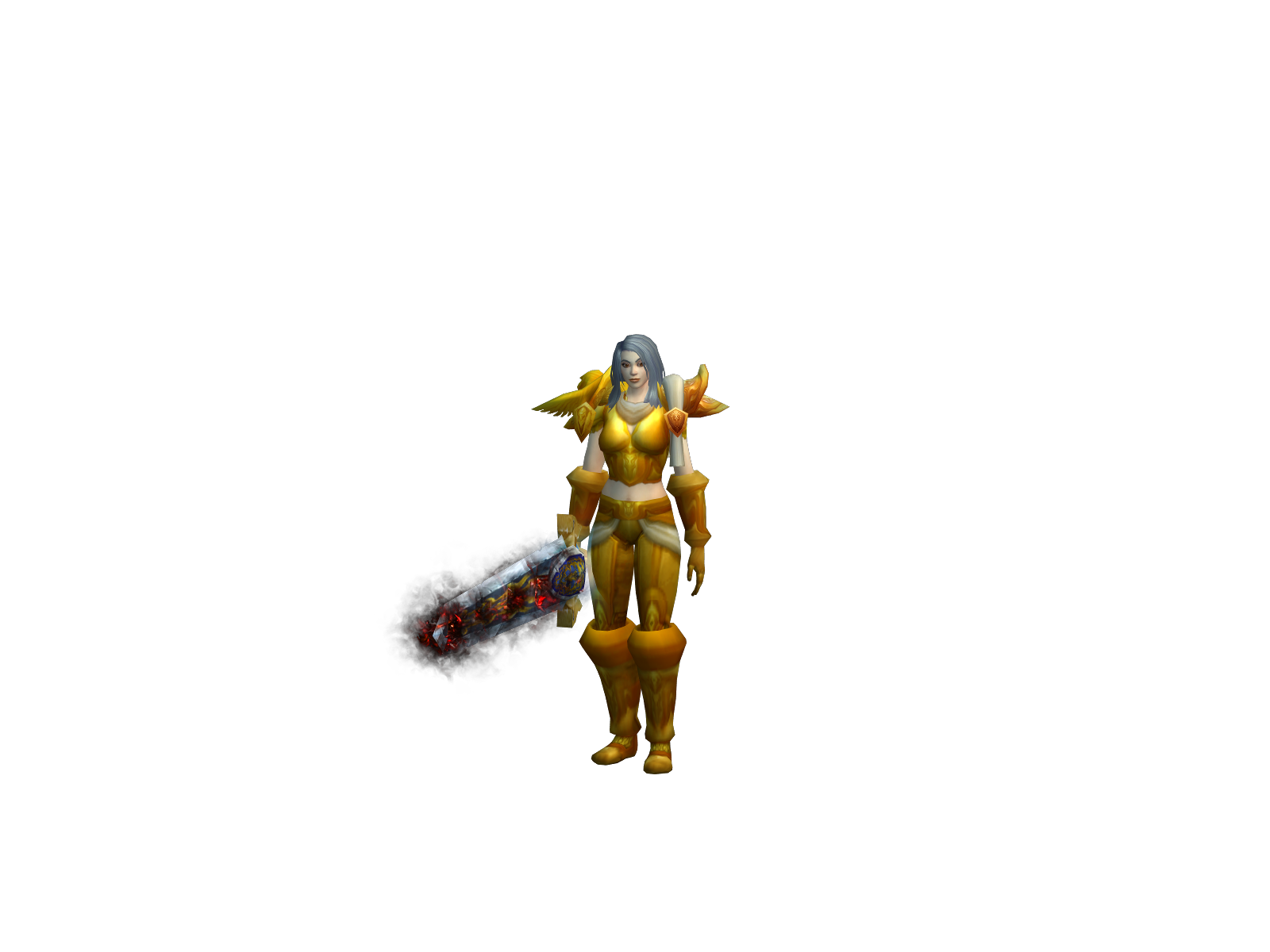 Fordrax 3D character render