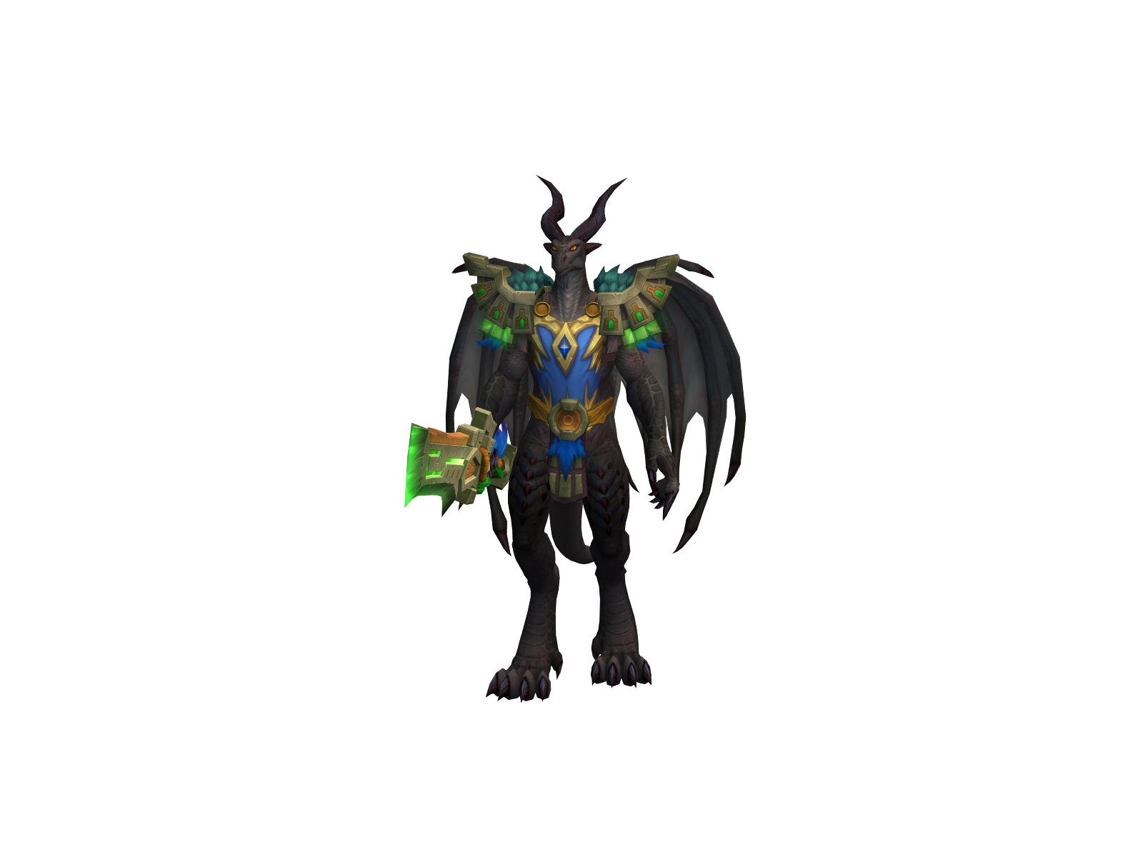 Dragontraick 3D character render
