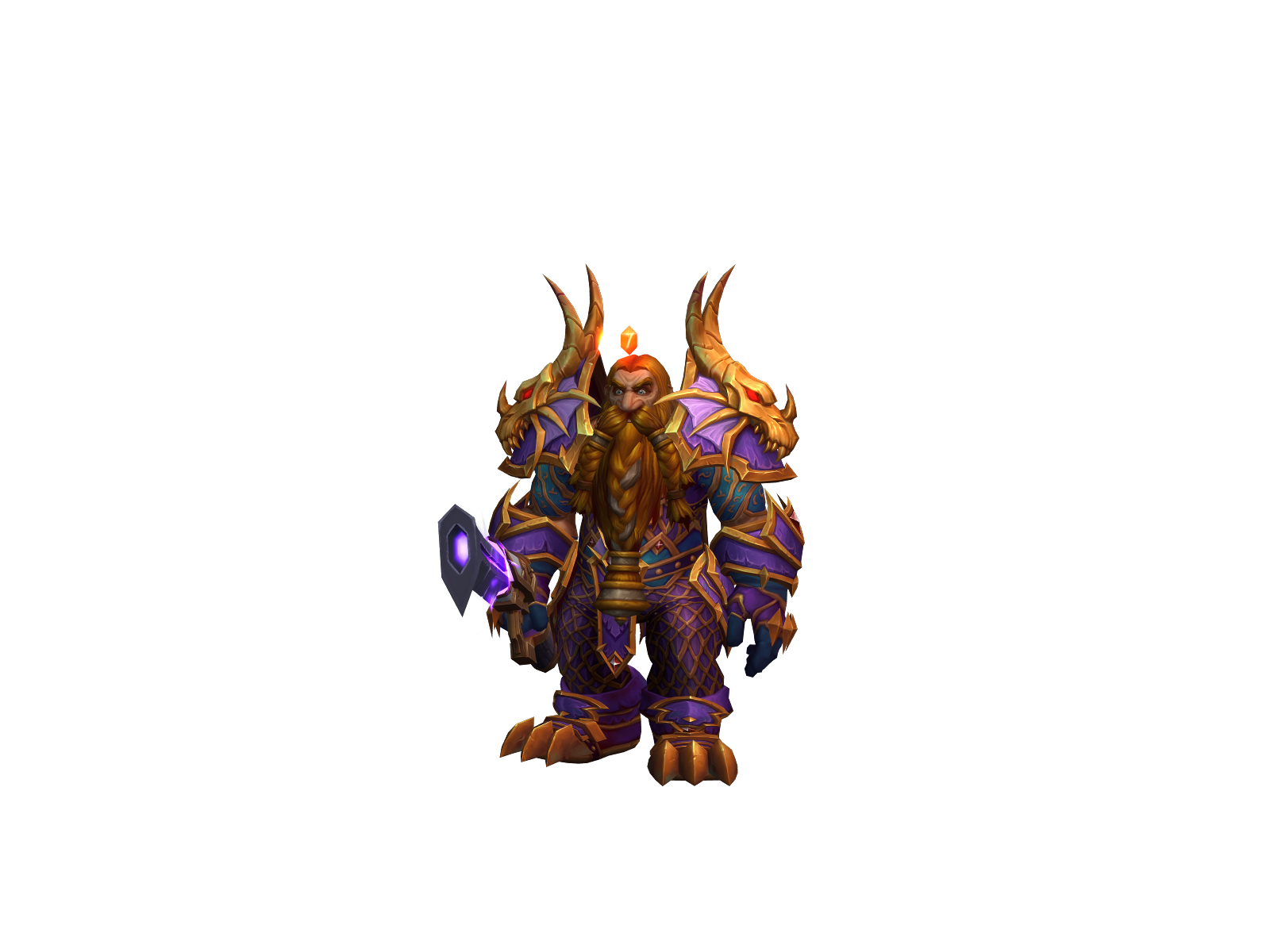 Glambur character render