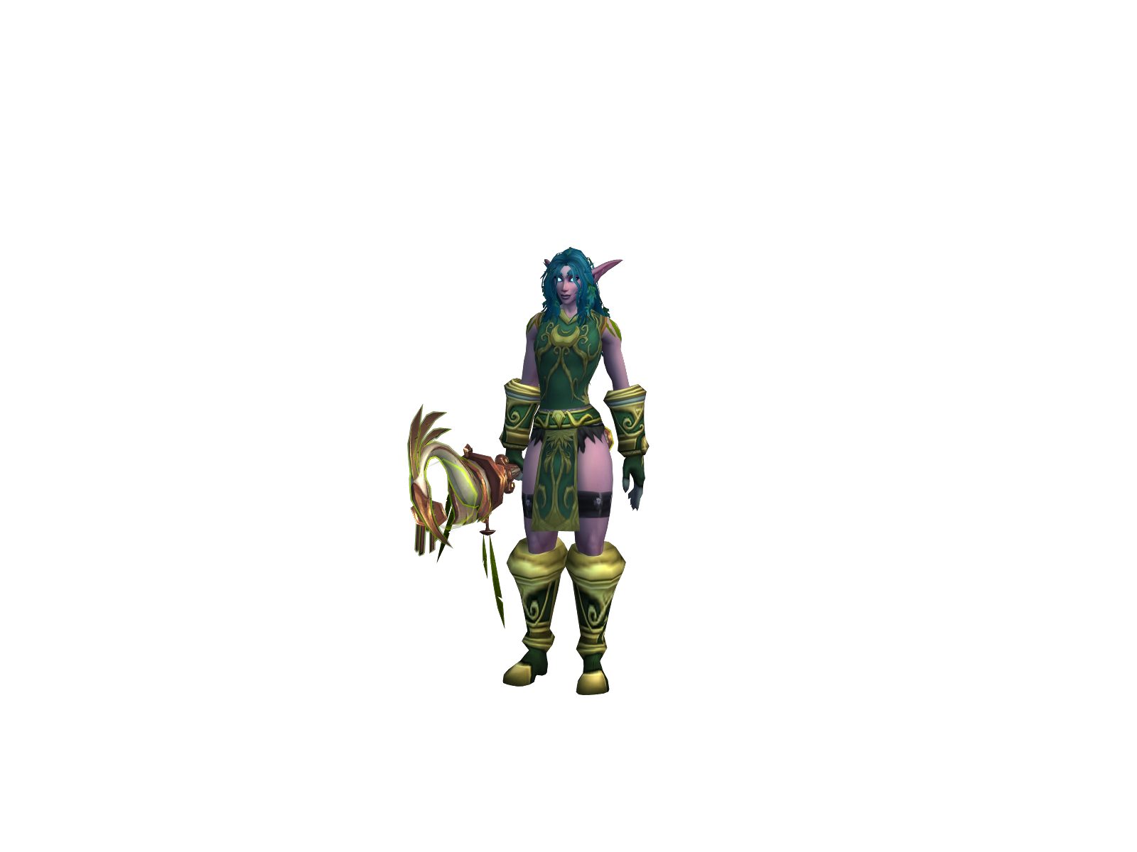 Saltymonk 3D character render