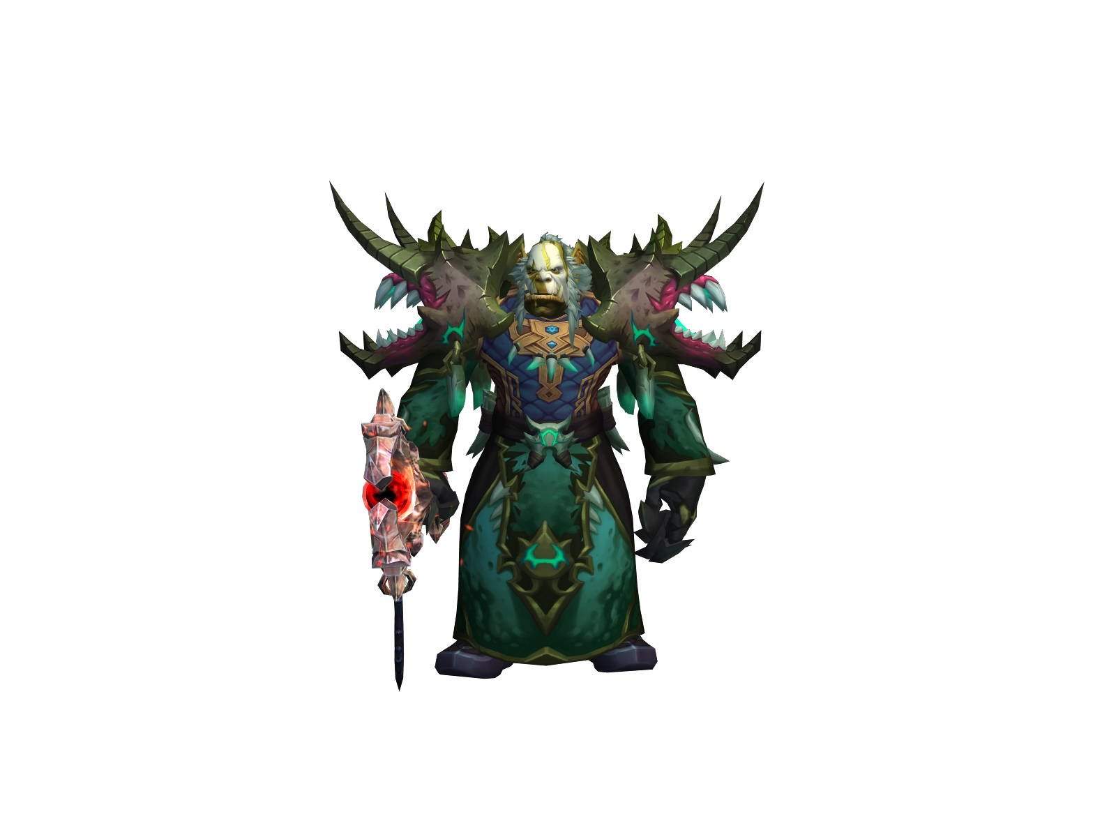 Grogól 3D character render