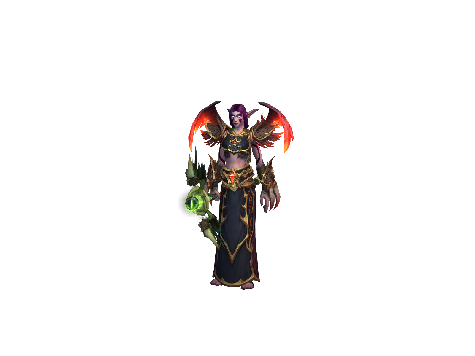 Dryrie 3D character render