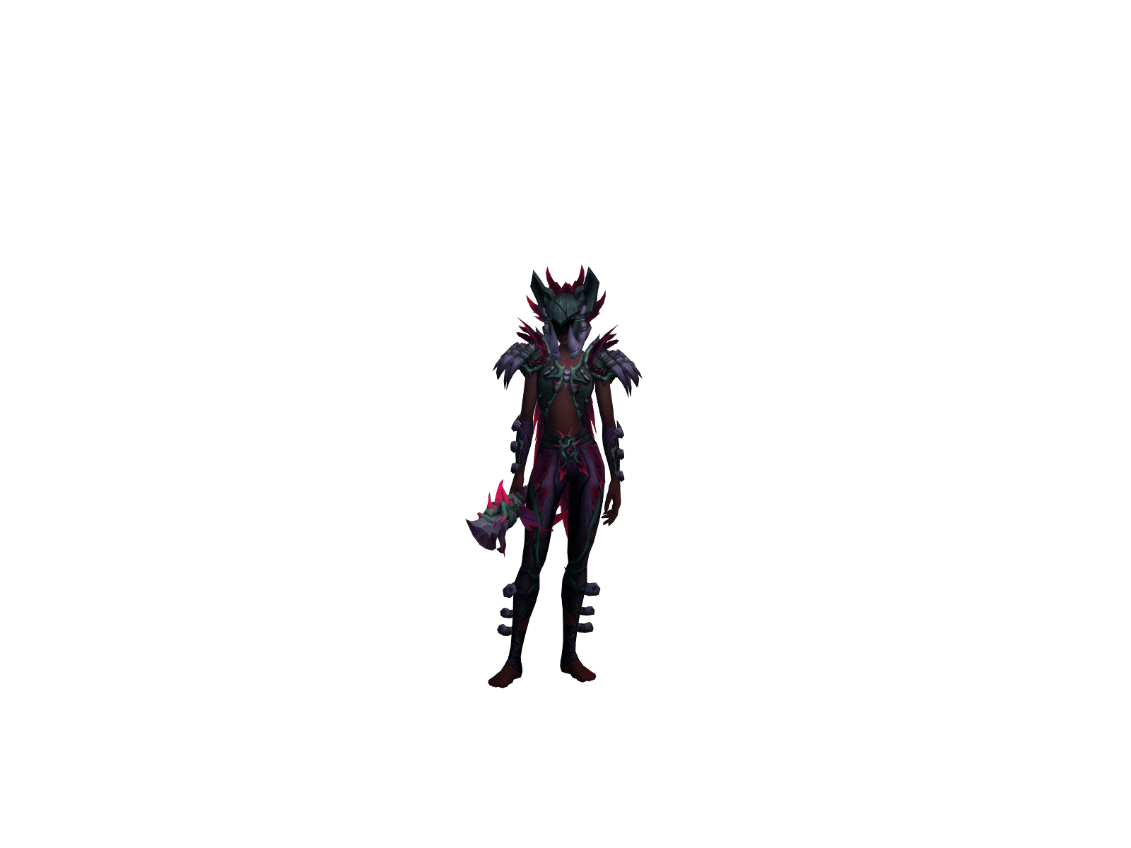 Keluj 3D character render