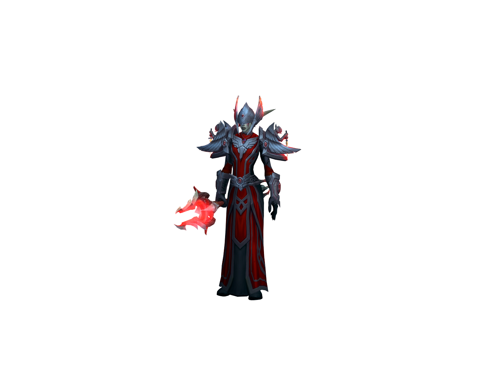 Ginshadow 3D character render