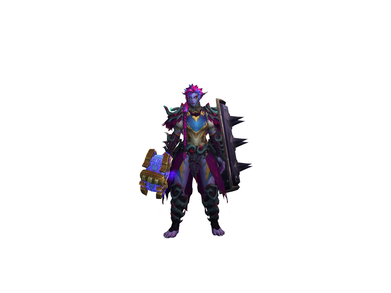 Mizî 3D character render