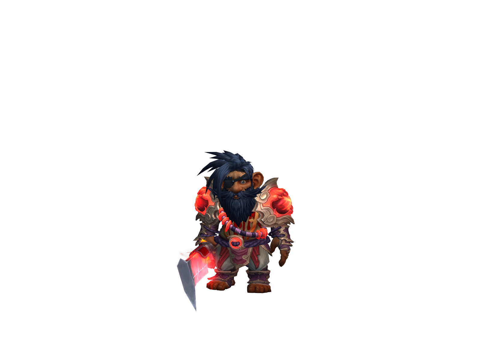 Testolee 3D character render