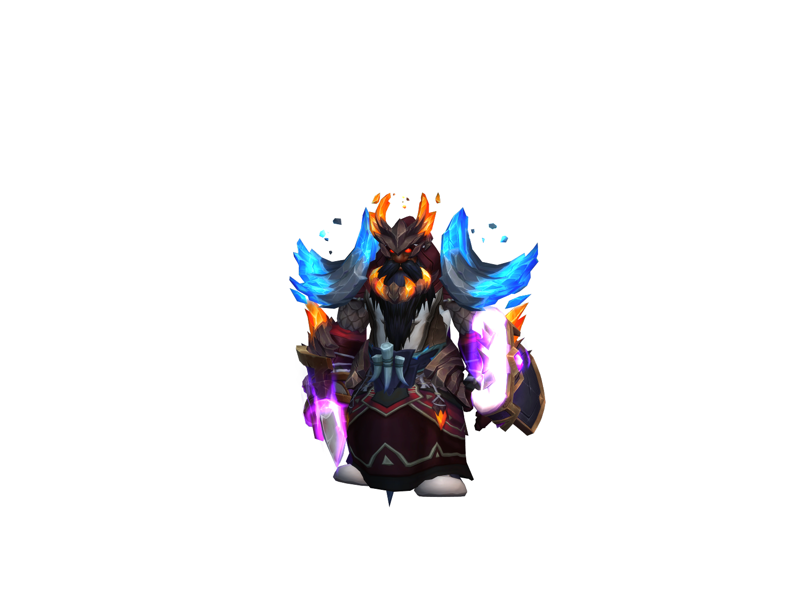 Grumpar 3D character render