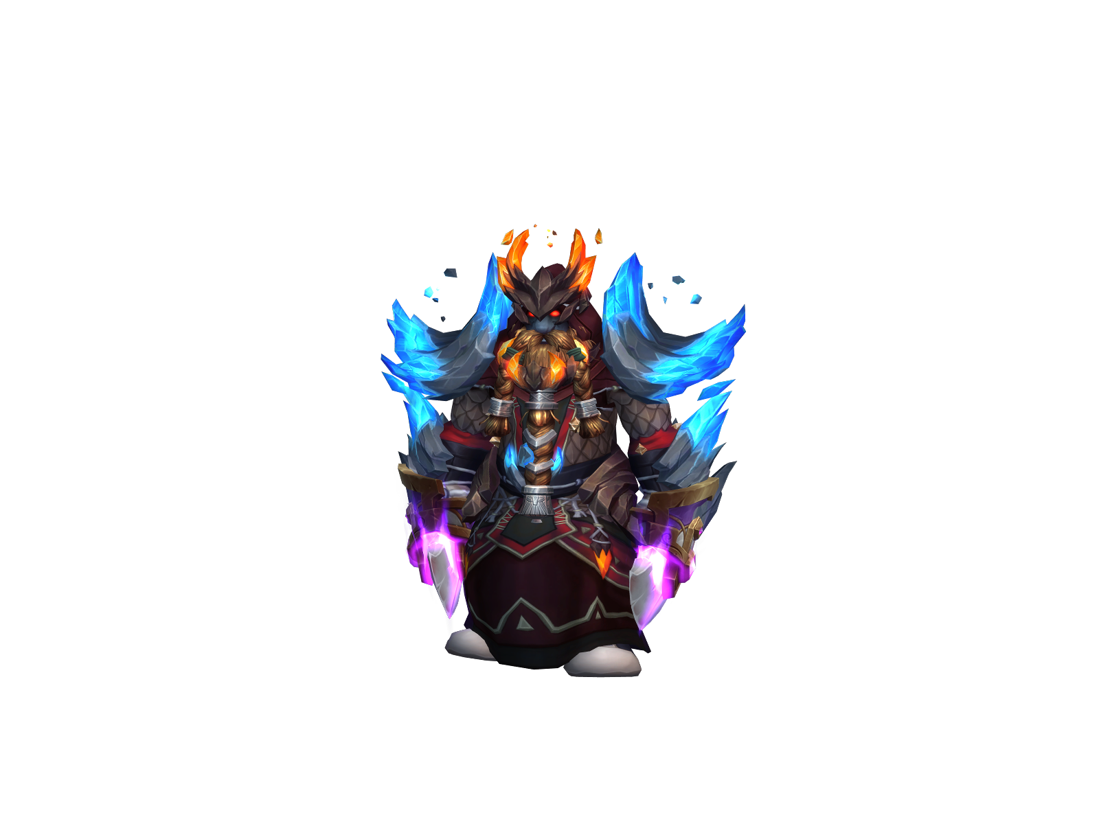 Daarkshaman 3D character render
