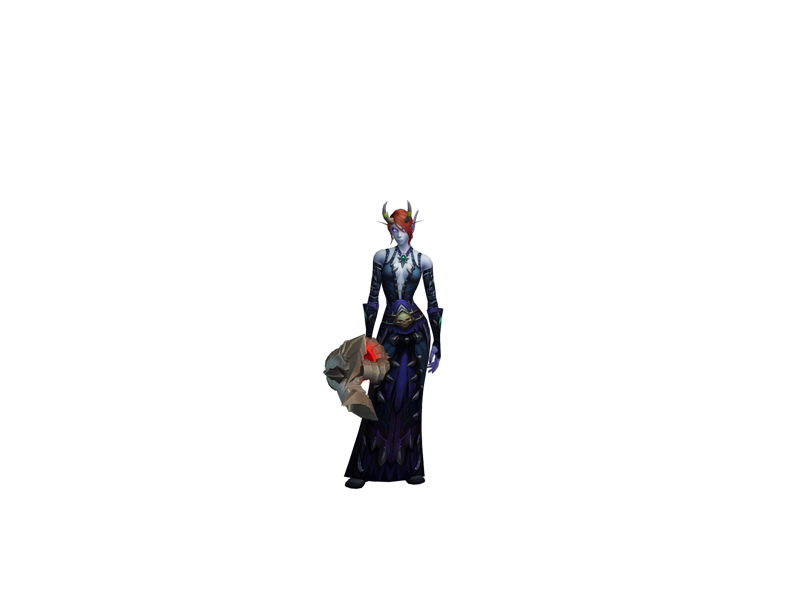 Aezevera 3D character render