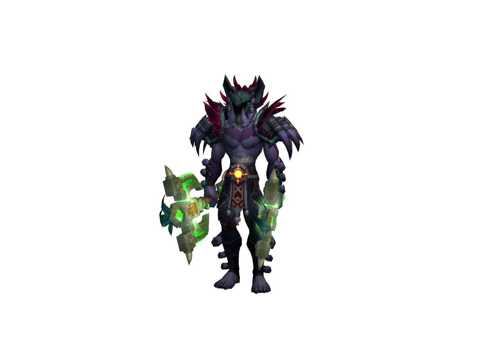 Nachtulfqt 3D character render