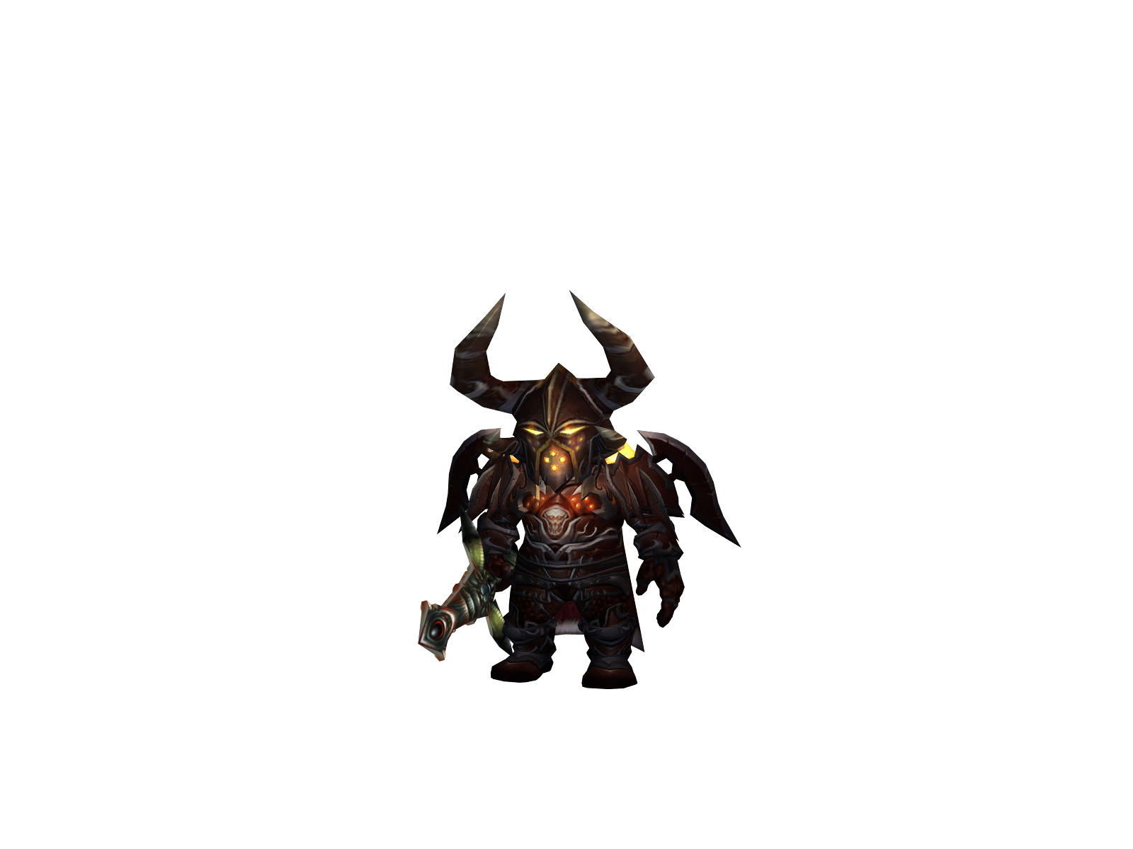 Devilini 3D character render