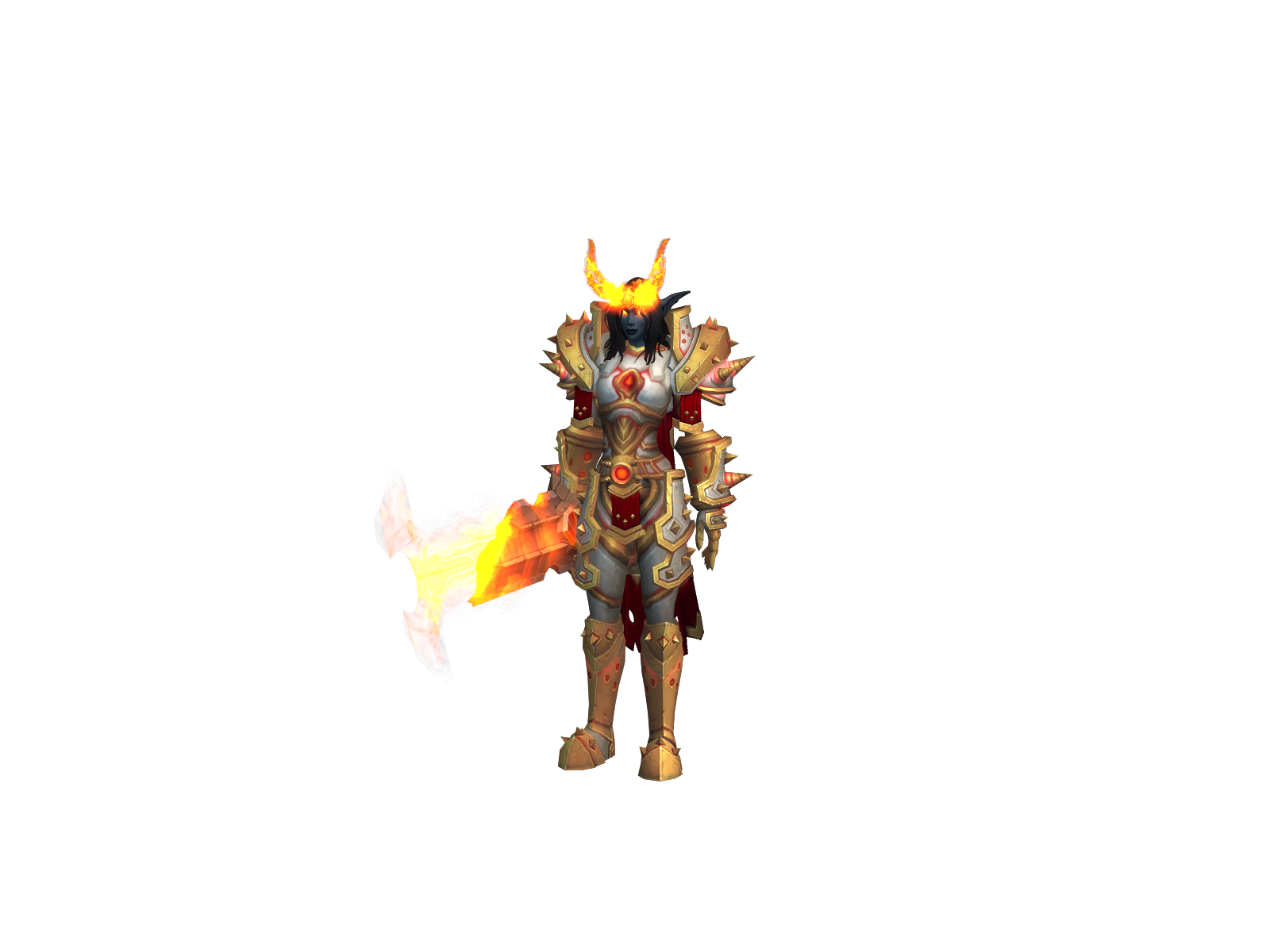Oxzywarrior 3D character render