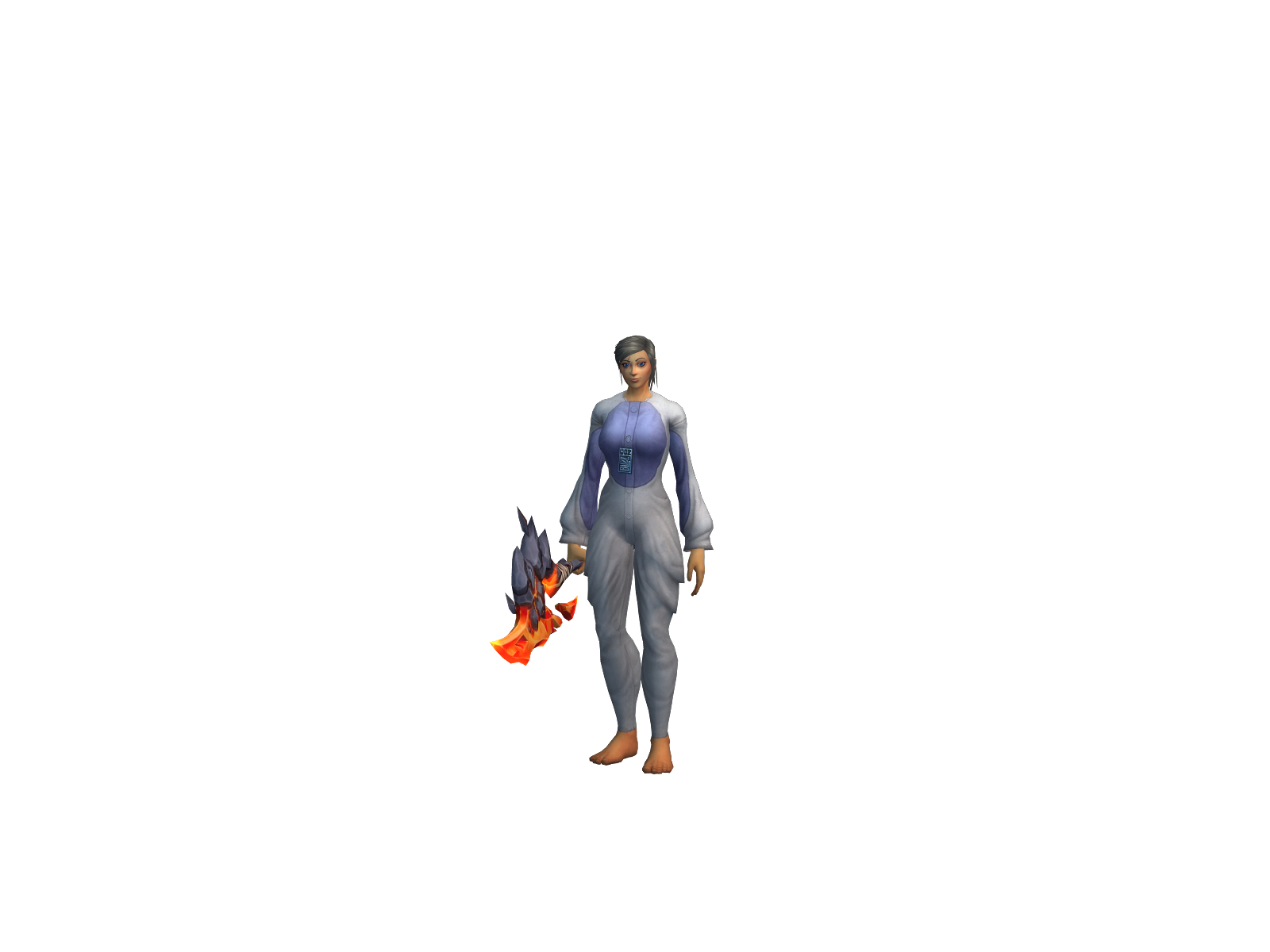Moyy 3D character render