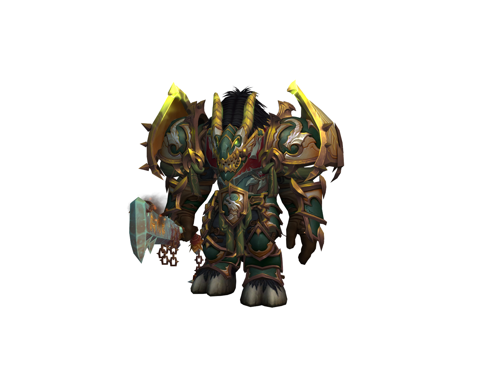 Tvihyrningen 3D character render