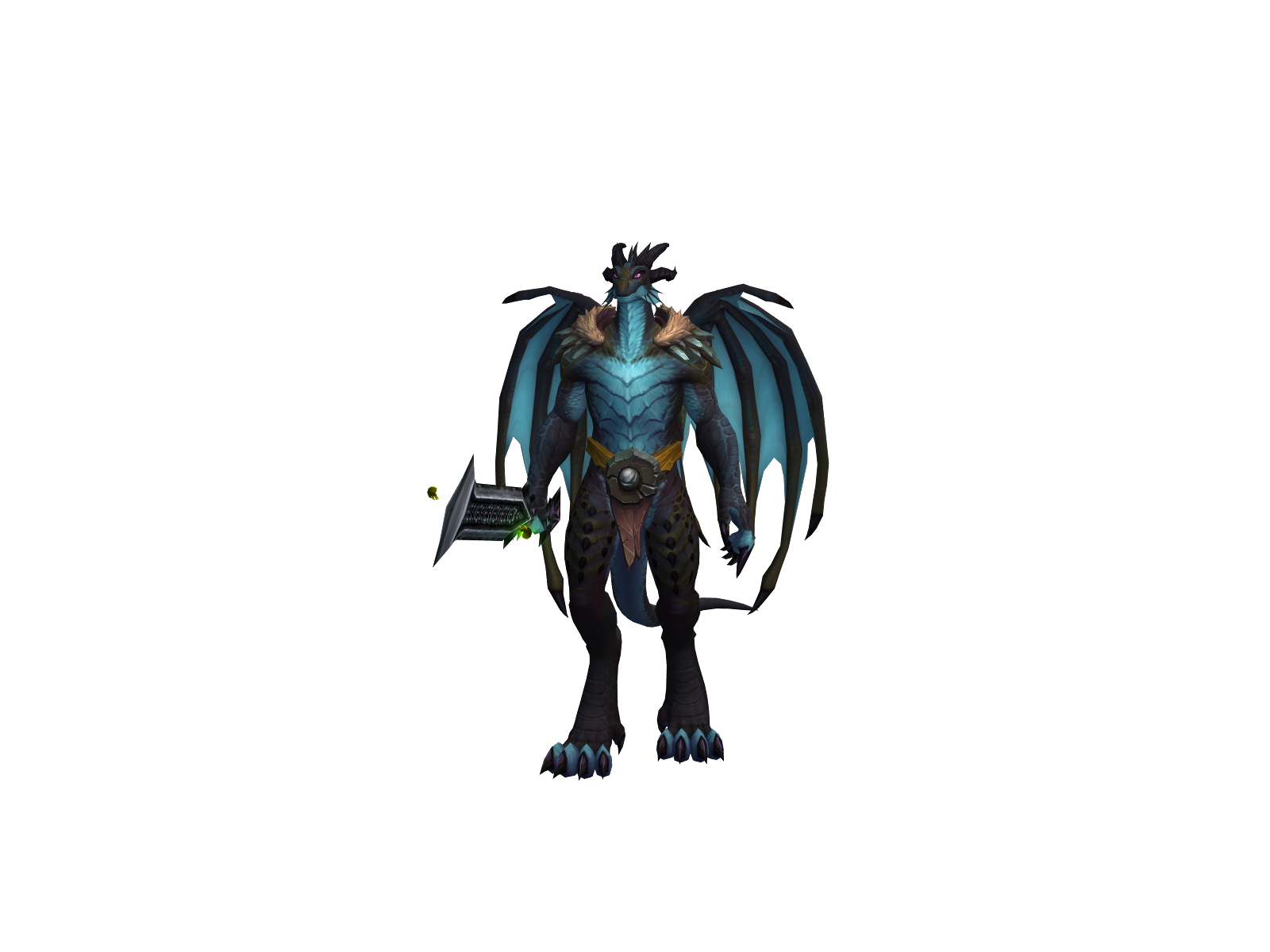 Bréll 3D character render