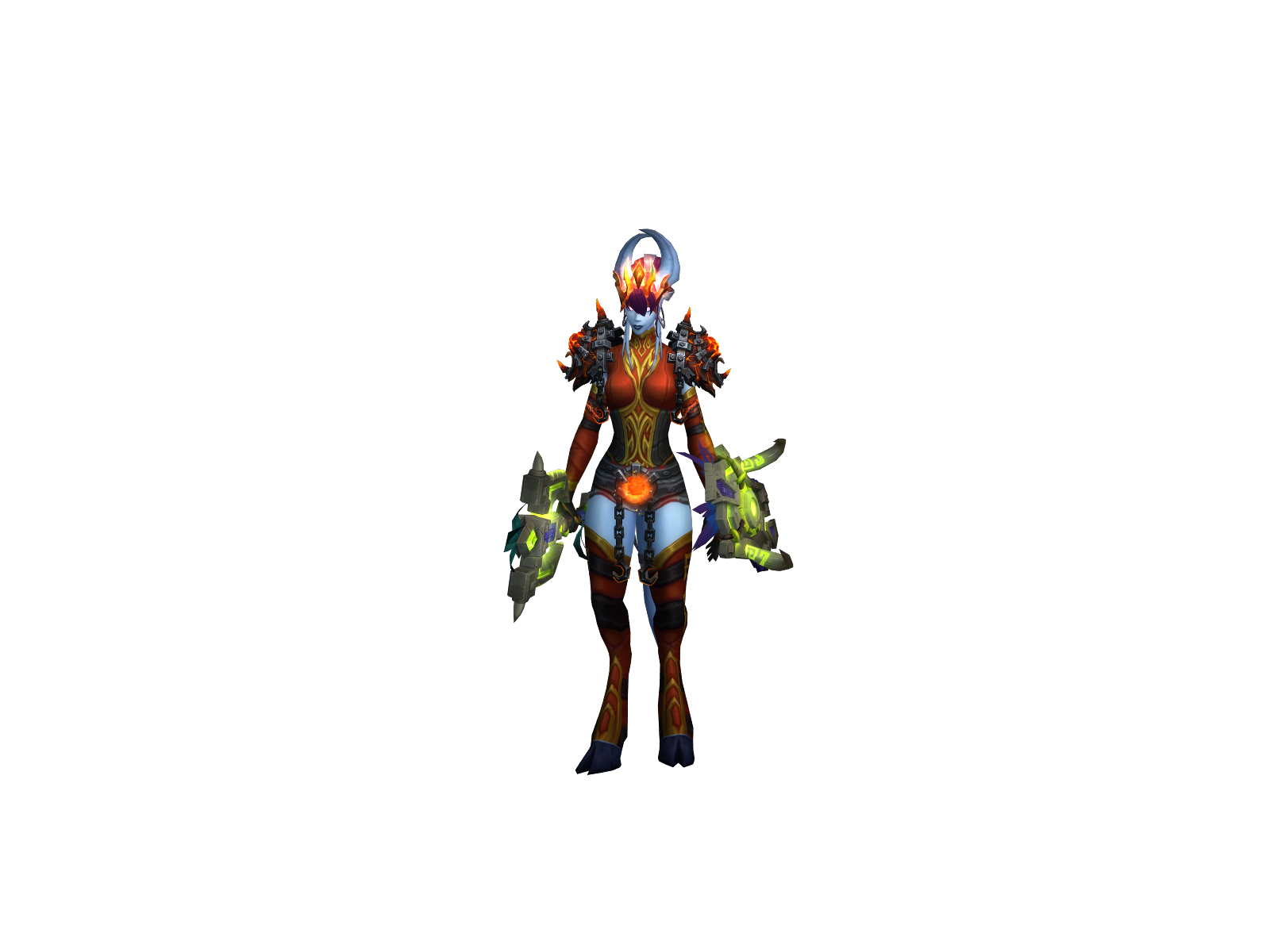 Elementriss 3D character render