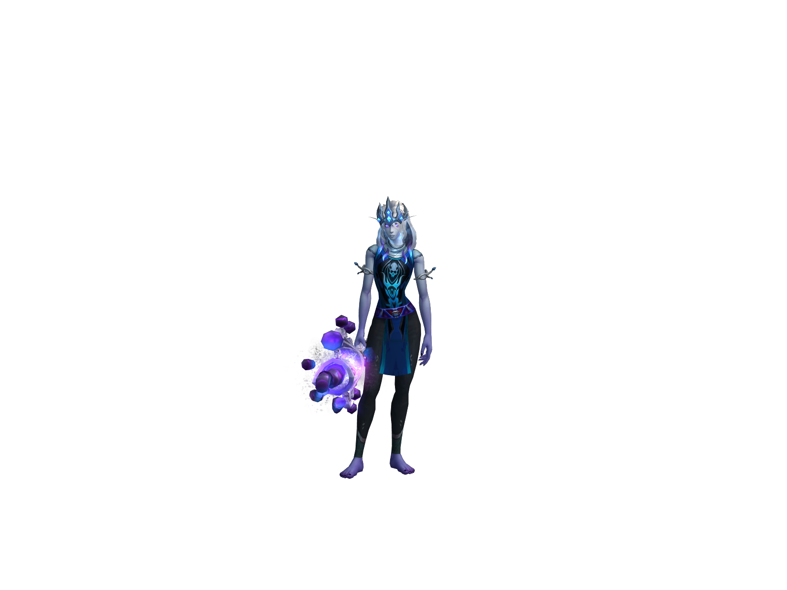 Anyonblast 3D character render
