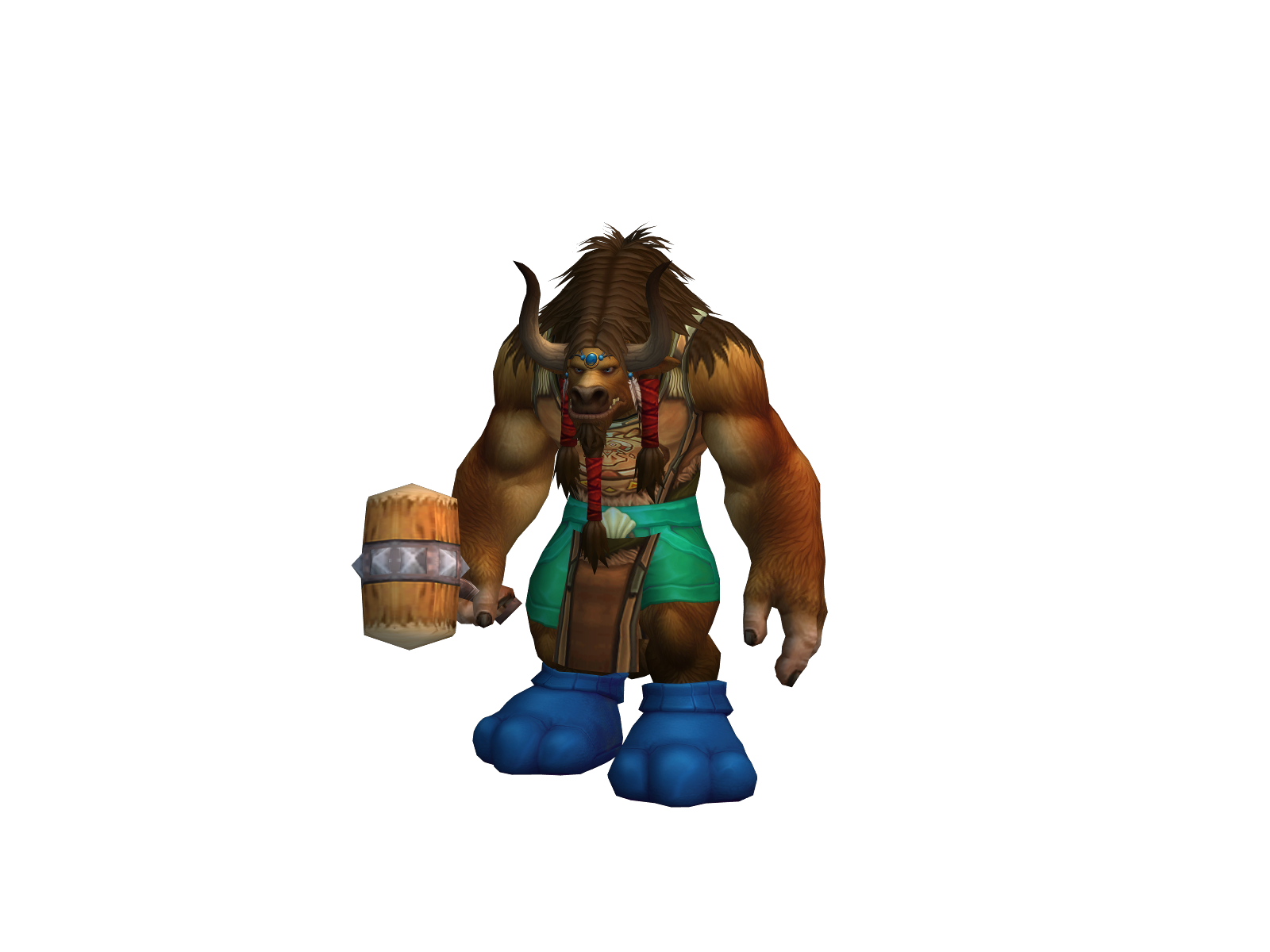 Globe 3D character render