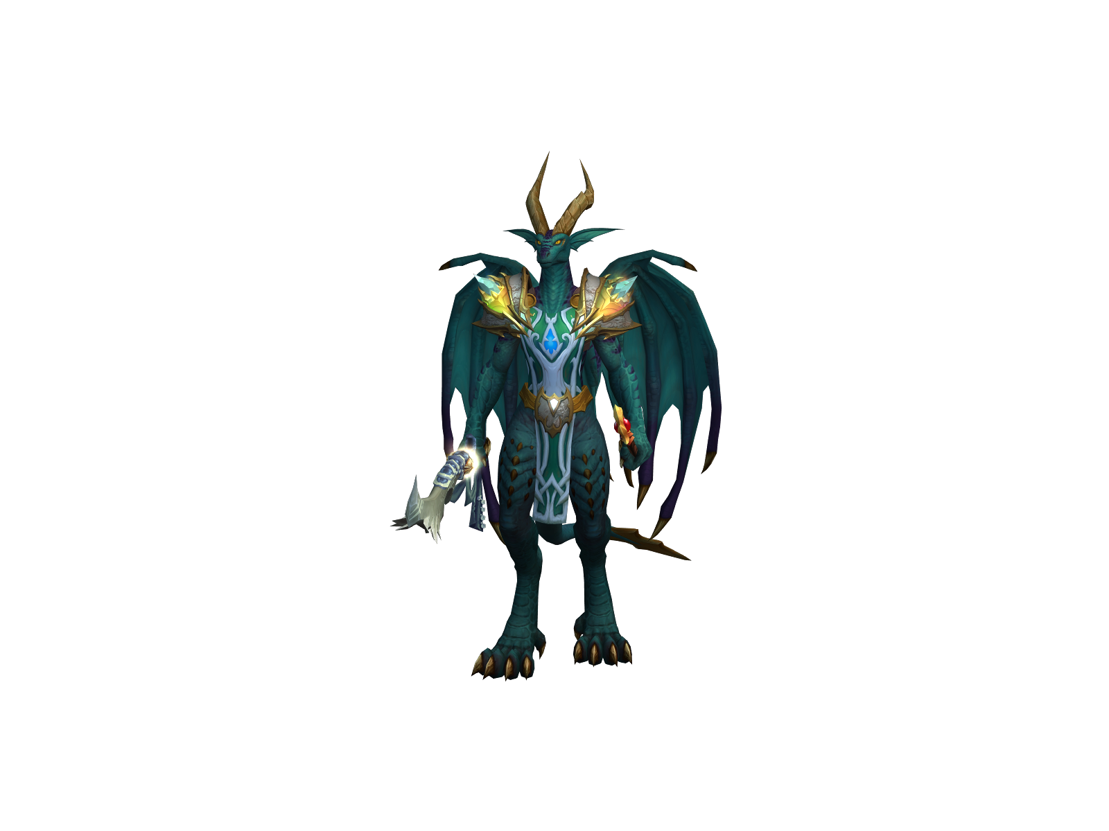 Omegashenron 3D character render