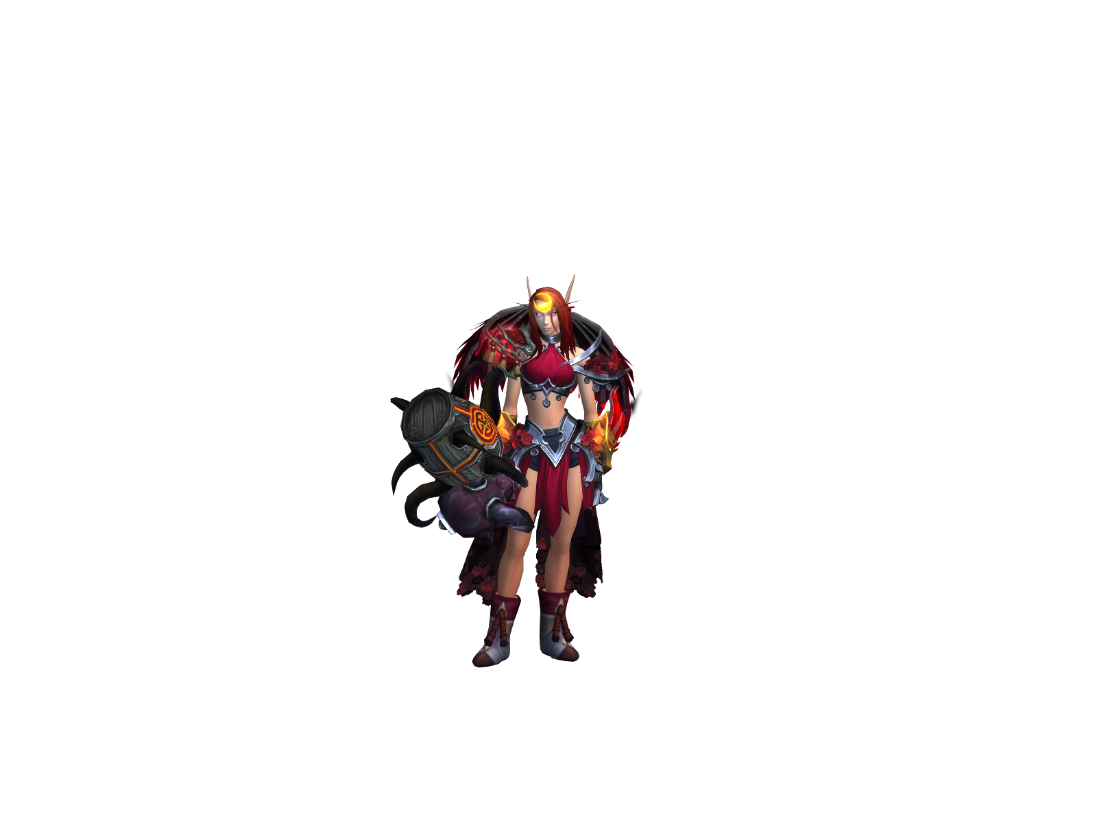 Shalura 3D character render