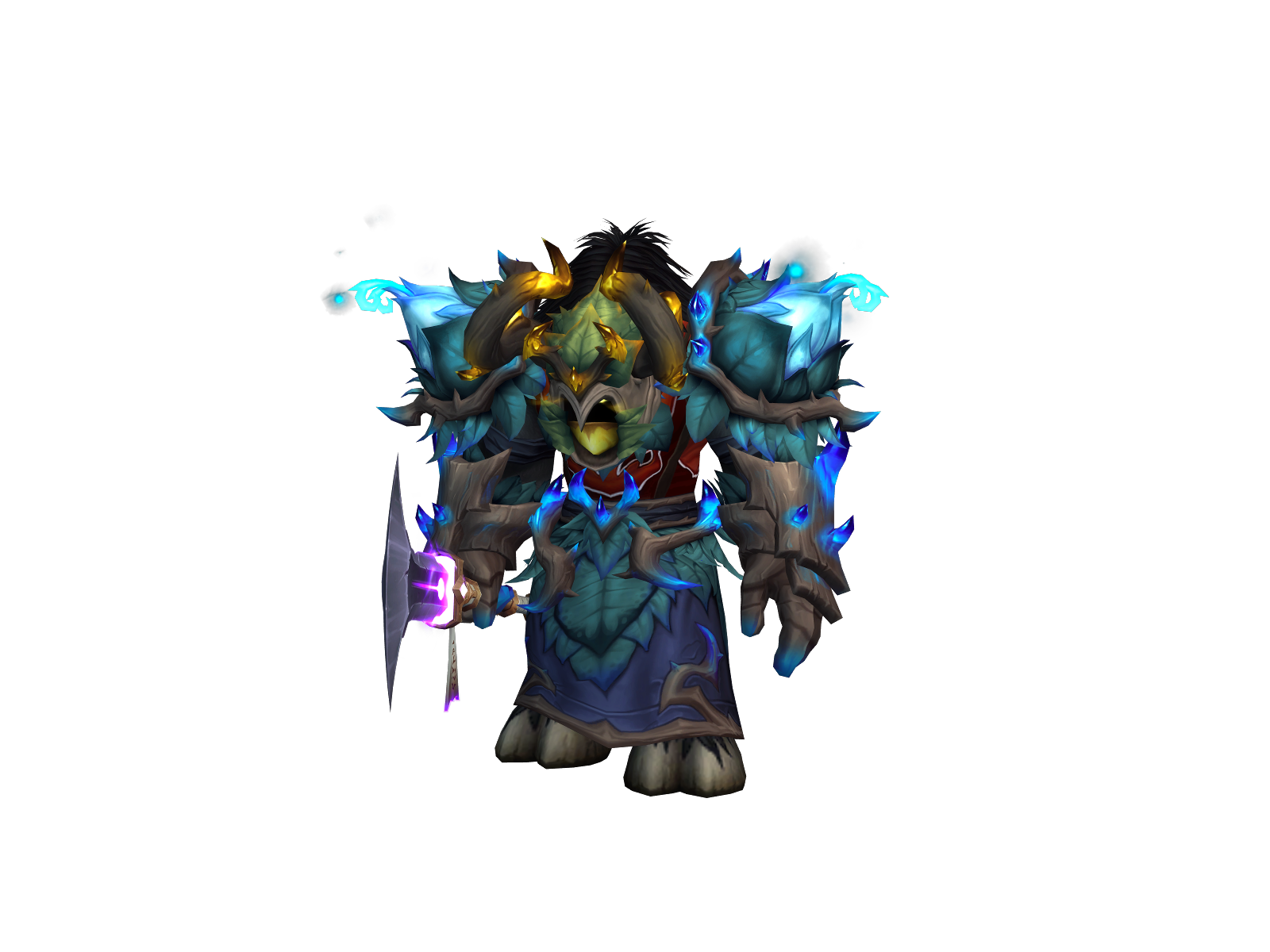 Russelcow 3D character render