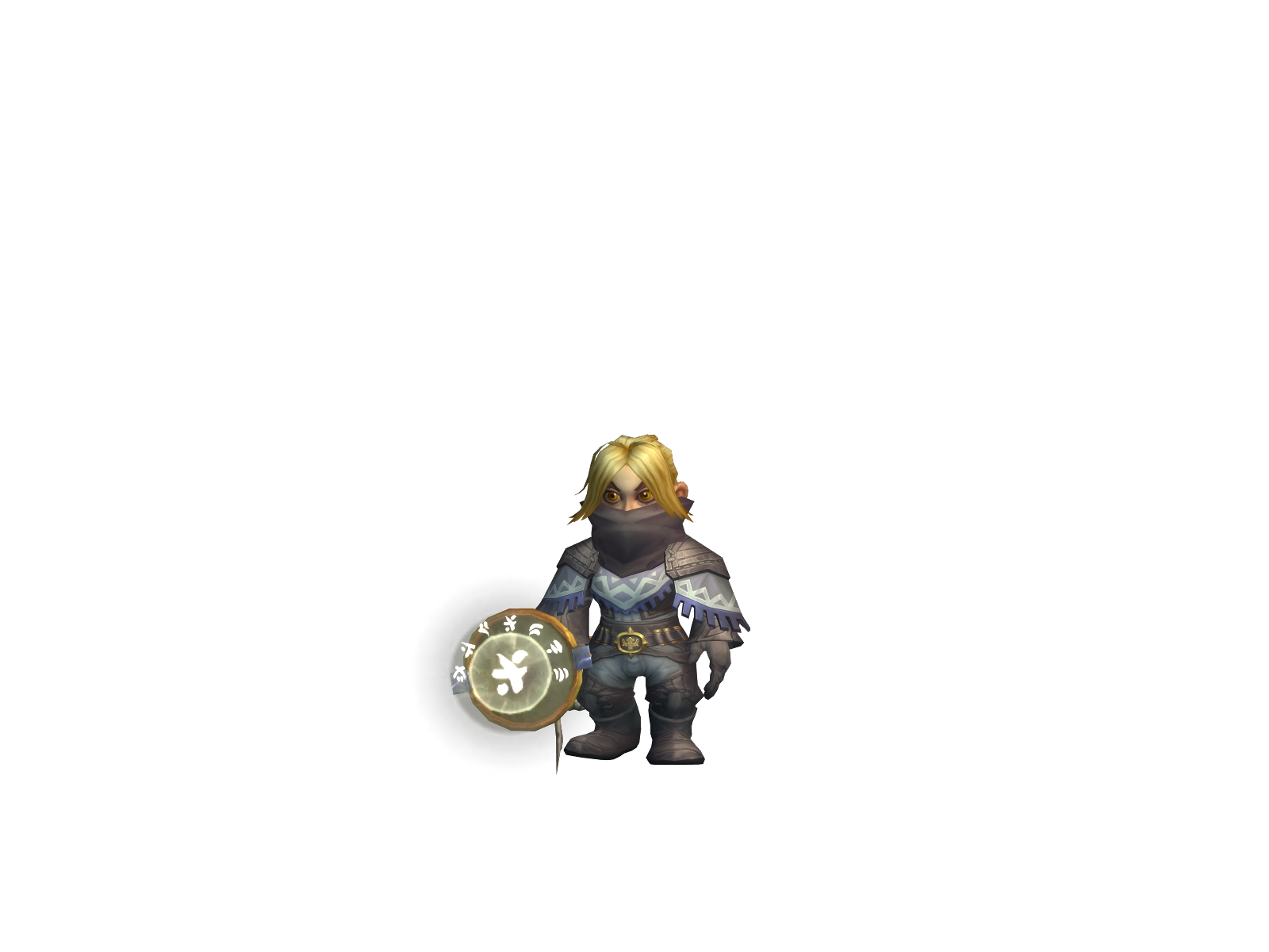Thryll 3D character render
