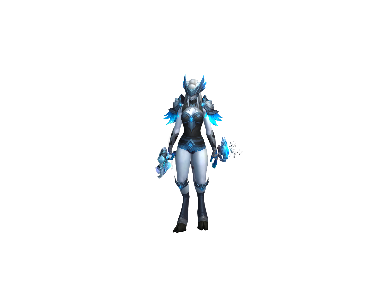 Lunaika 3D character render