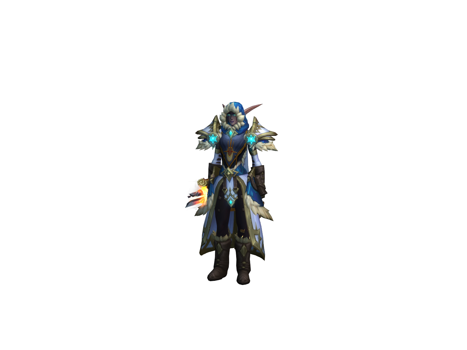 Goldschatten 3D character render
