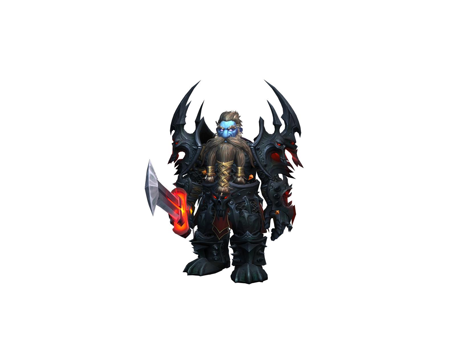 Skárn 3D character render