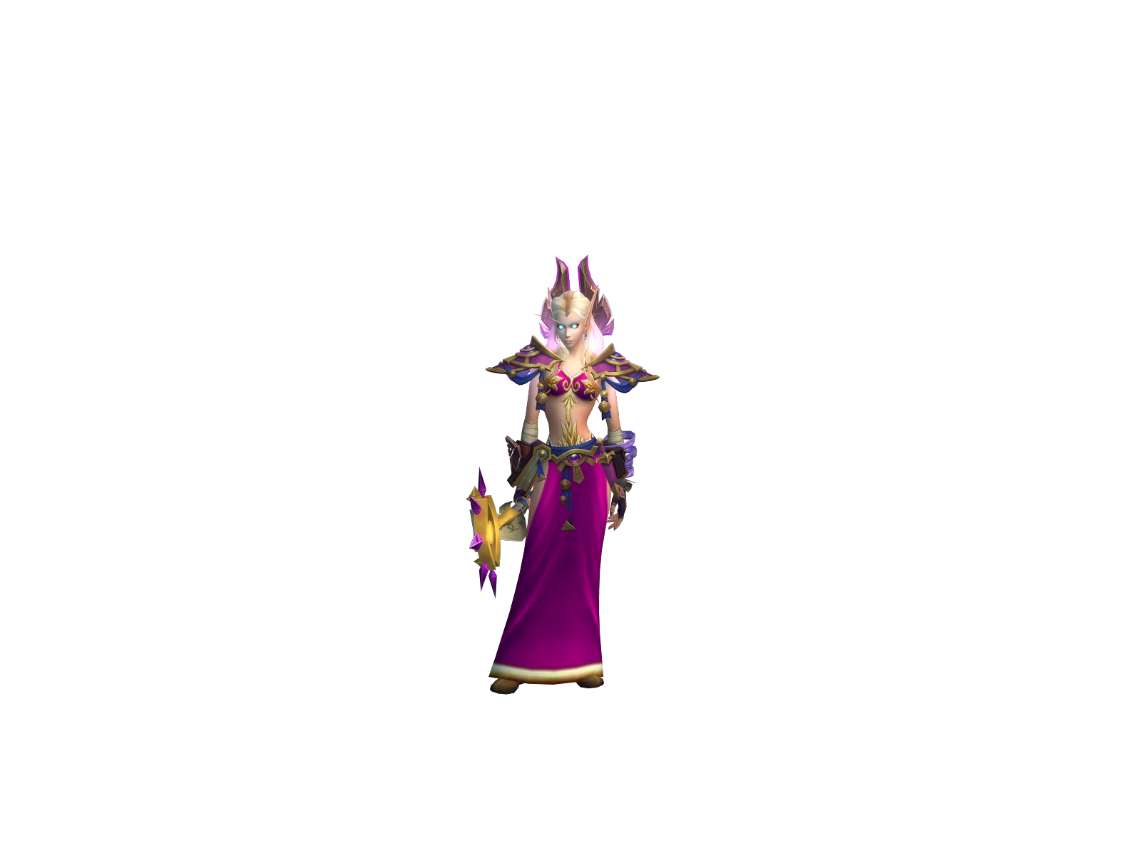 Mayeth 3D character render