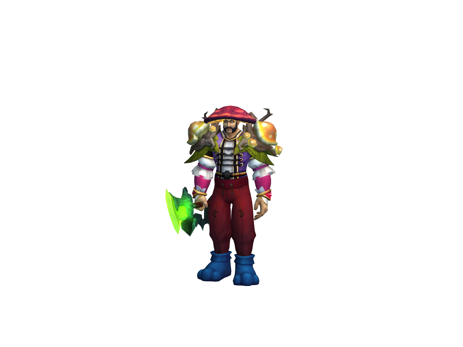 Bázer 3D character render
