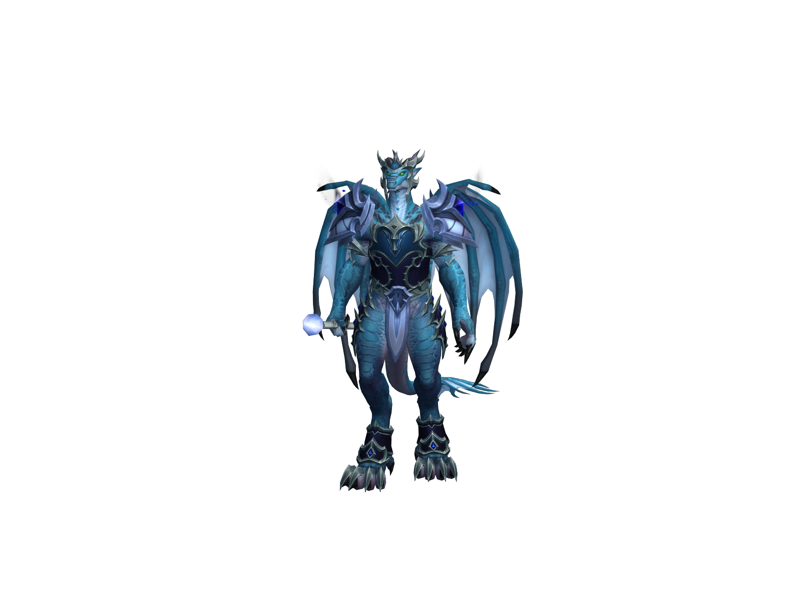 Dracenea 3D character render