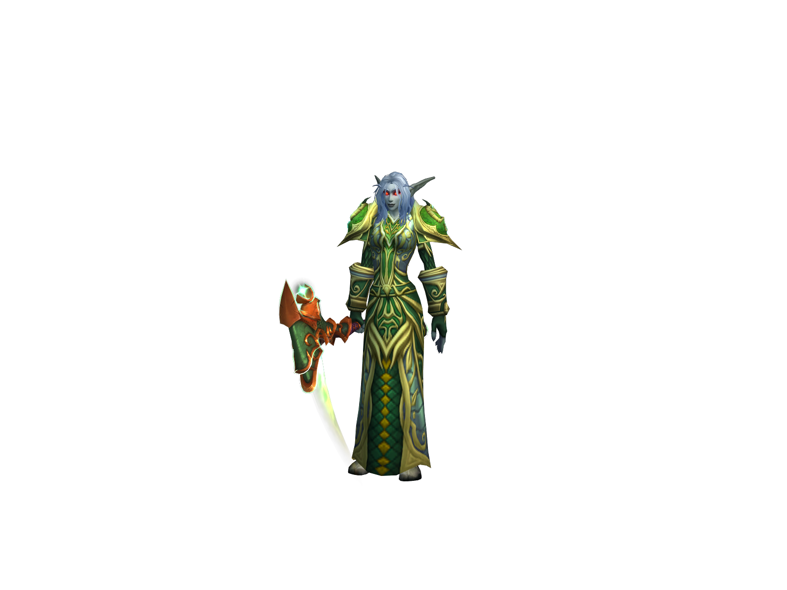Singleaf 3D character render