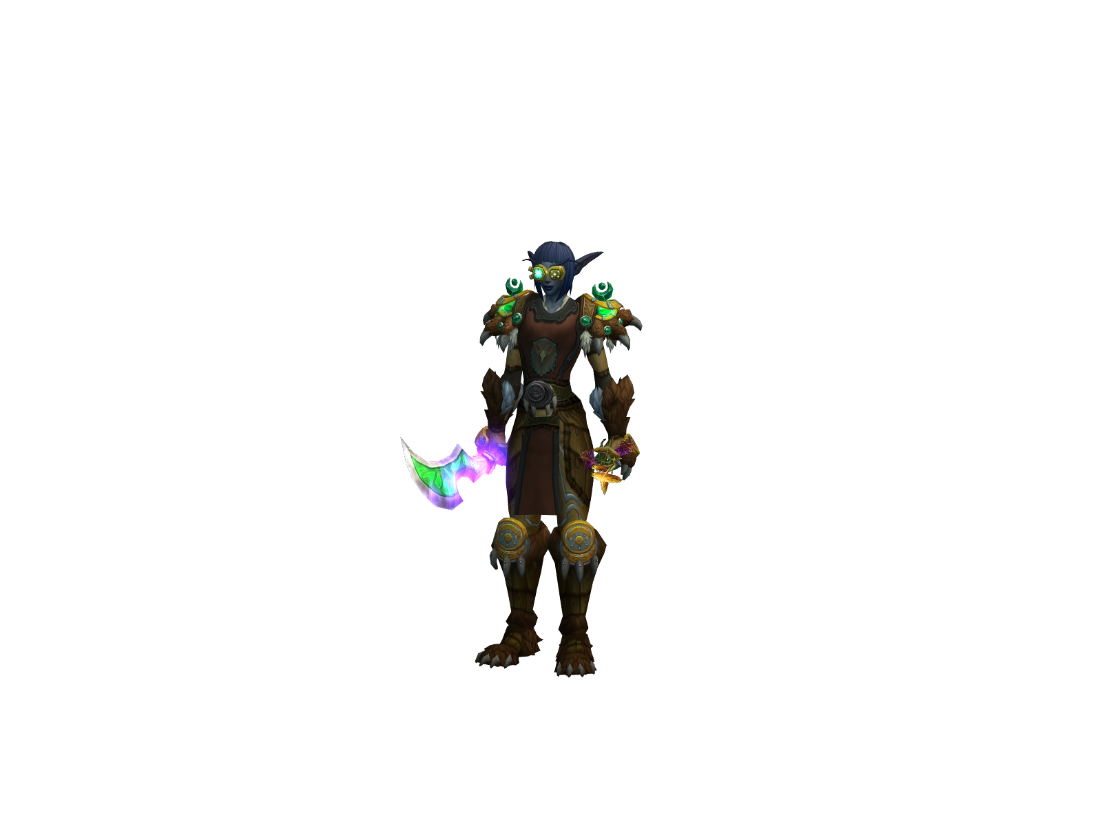 Bonnieblué 3D character render