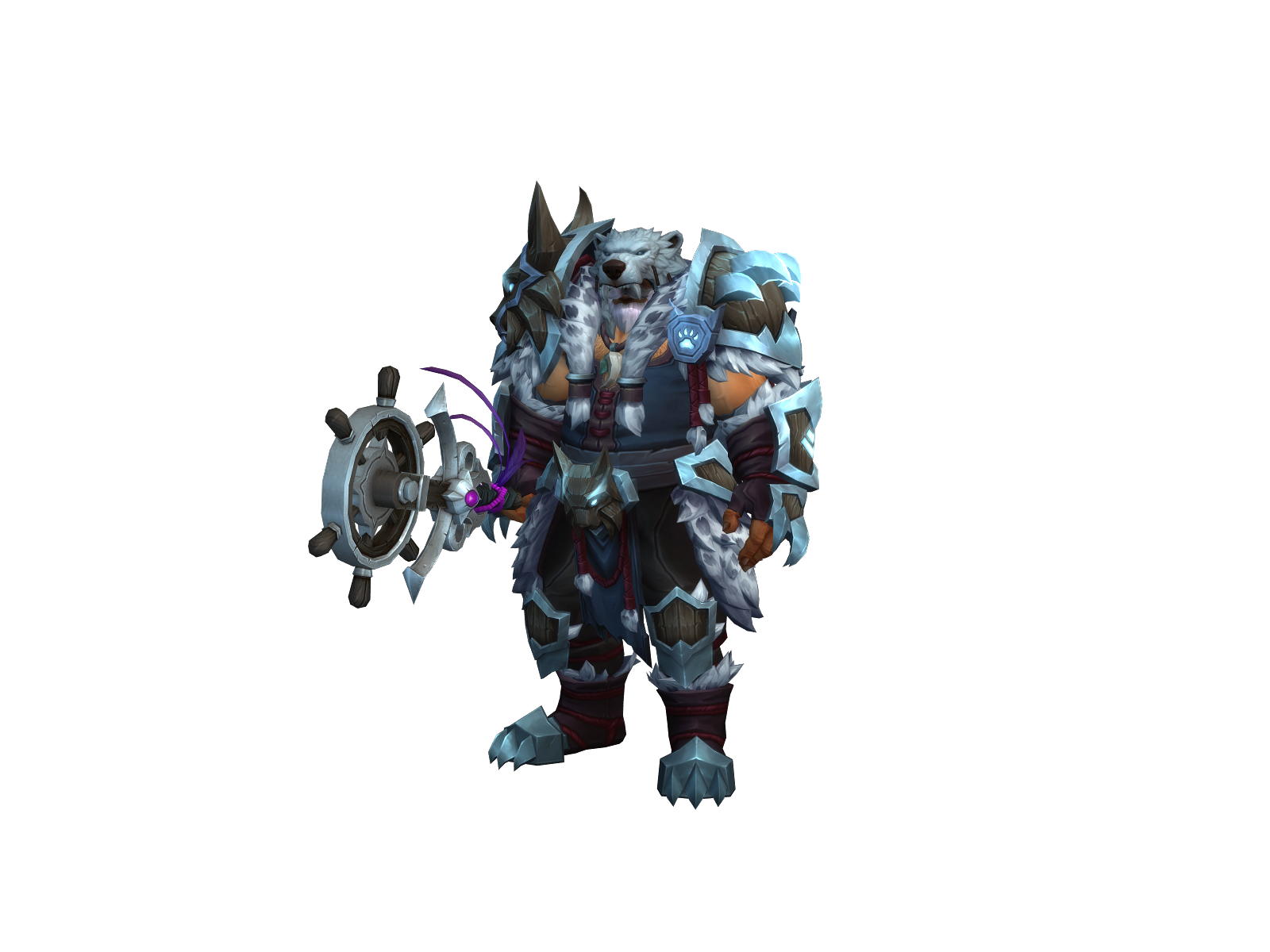 Flexluther 3D character render
