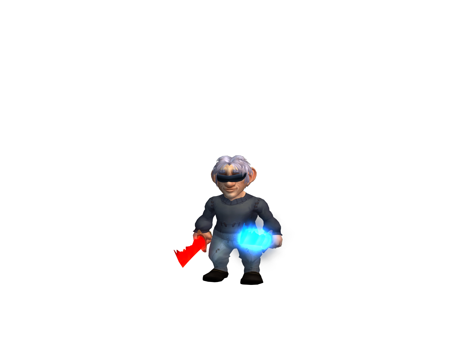 Biggysmol 3D character render