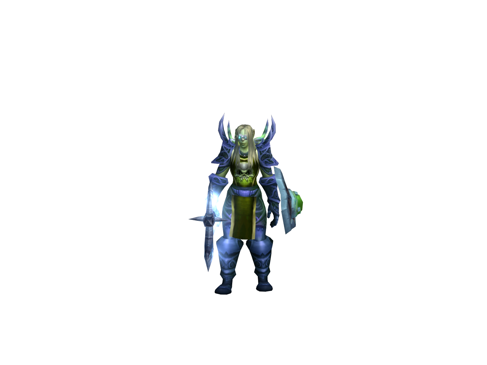 Blueclassbad 3D character render