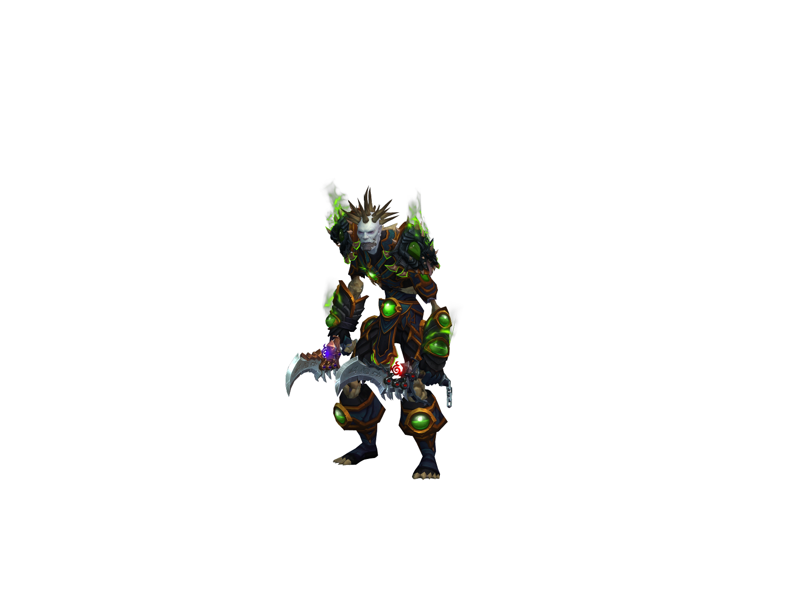 Spackolein 3D character render