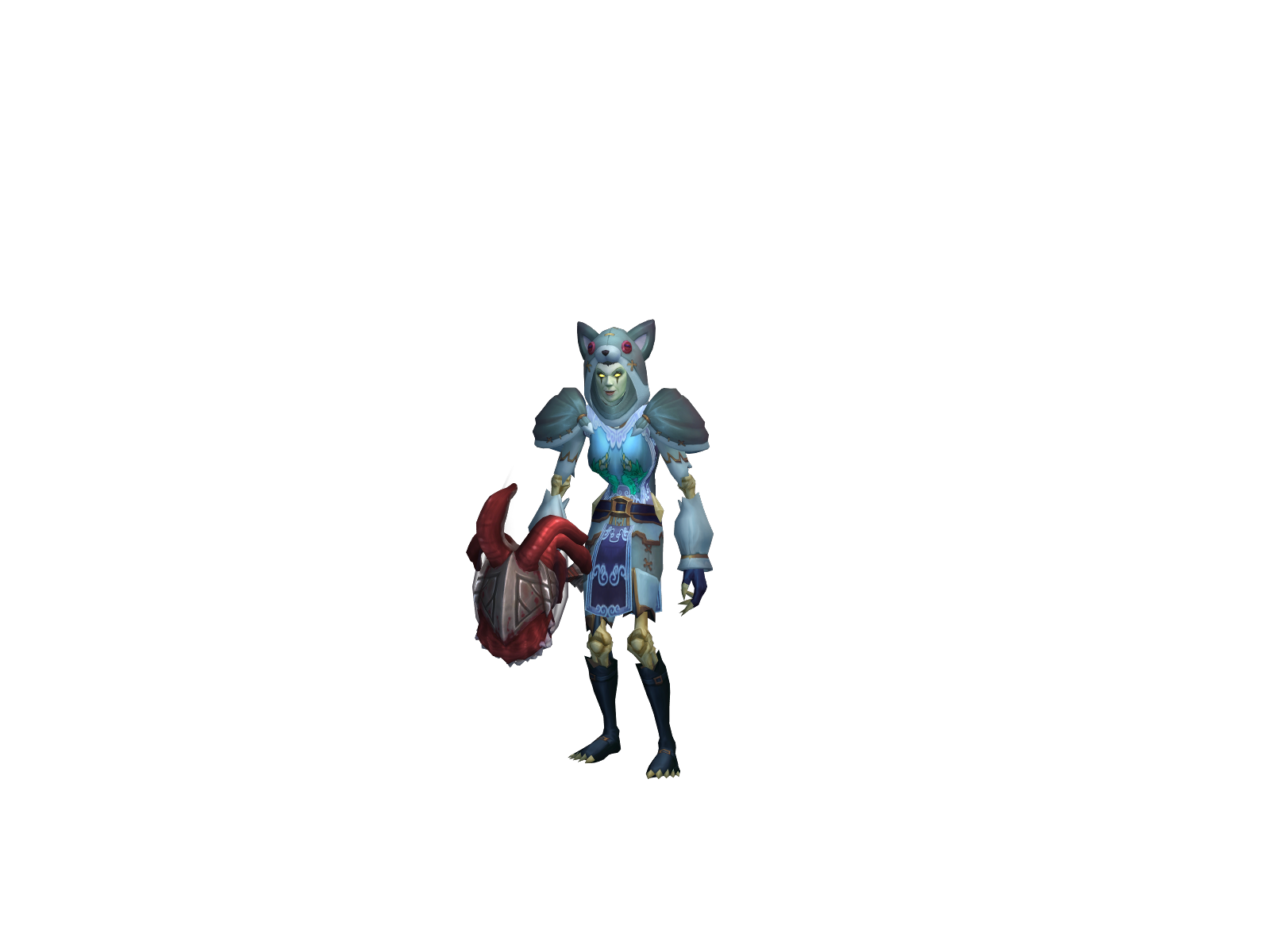 Pofu 3D character render