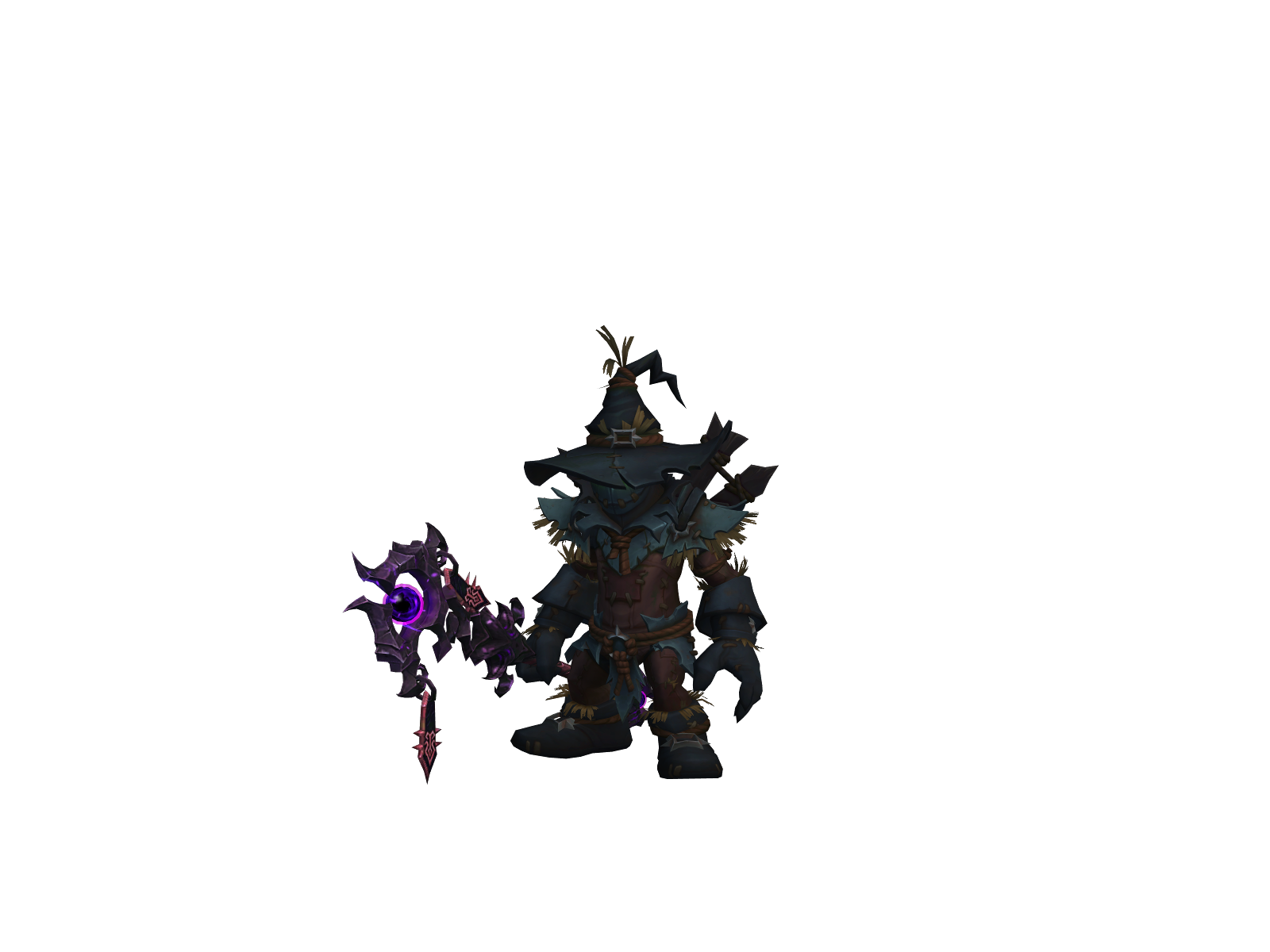 Mentalagony 3D character render