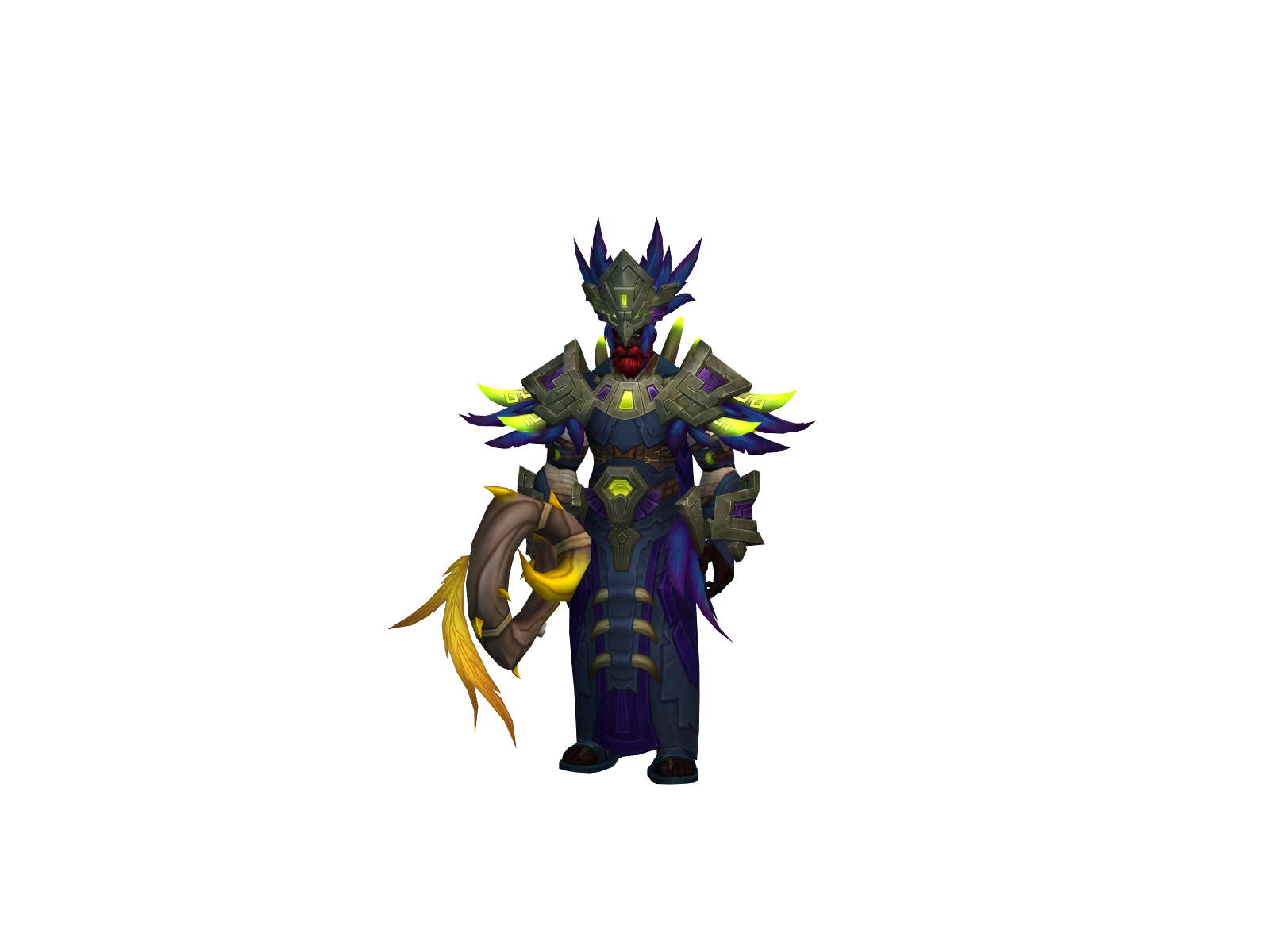 Chakah 3D character render