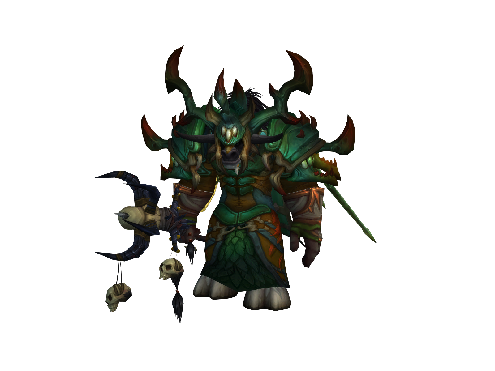 Gailuron 3D character render