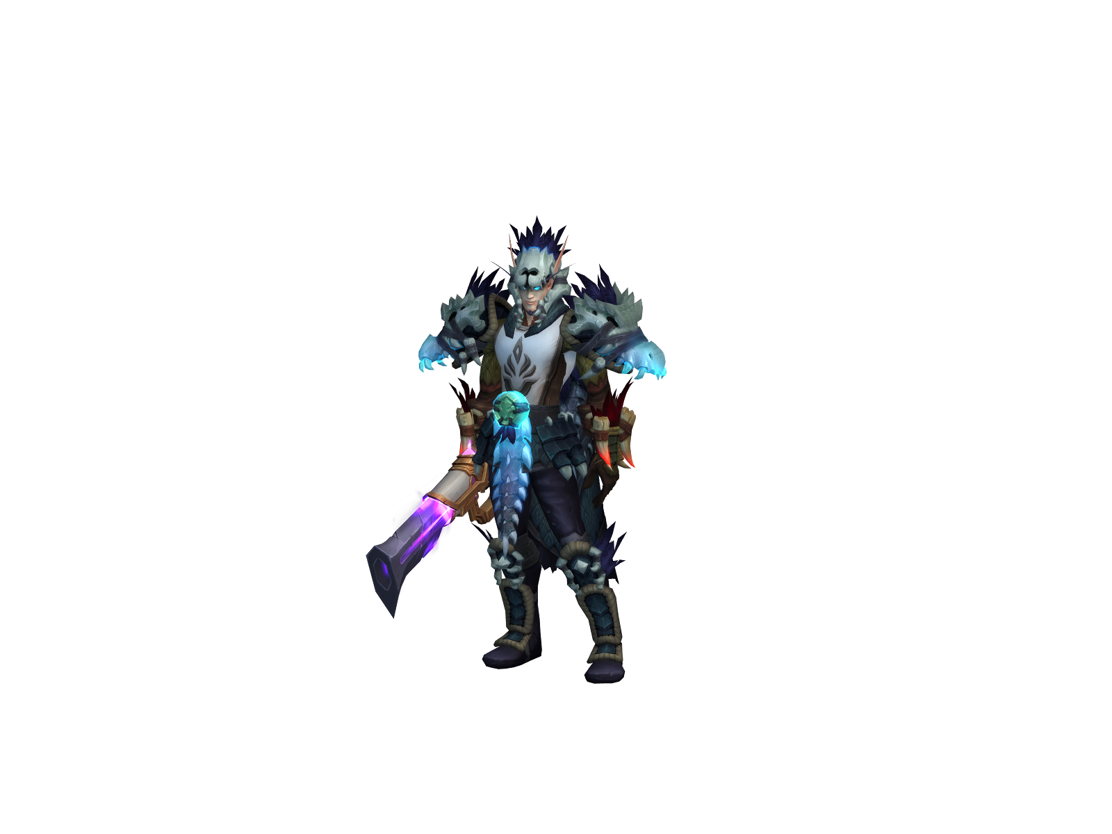 Blinkol 3D character render