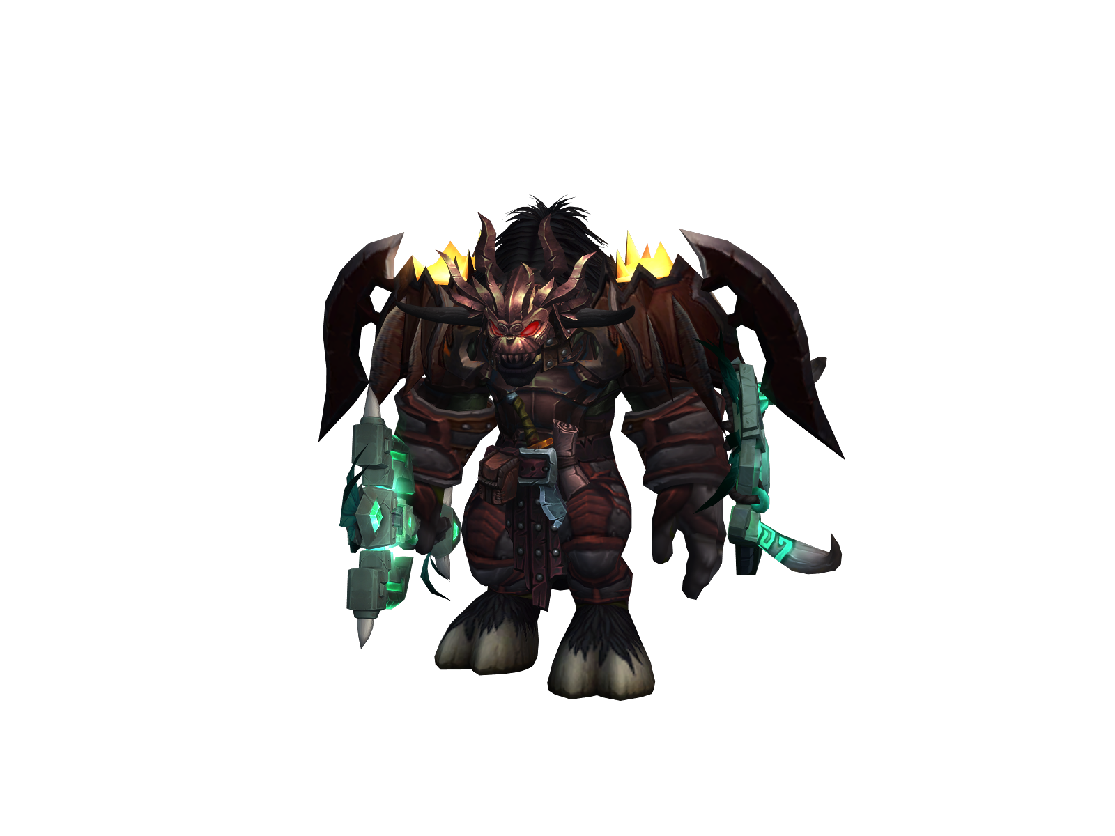 Taurnado 3D character render