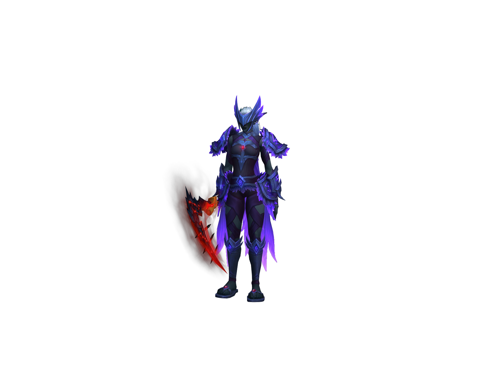 Saphirbleu 3D character render