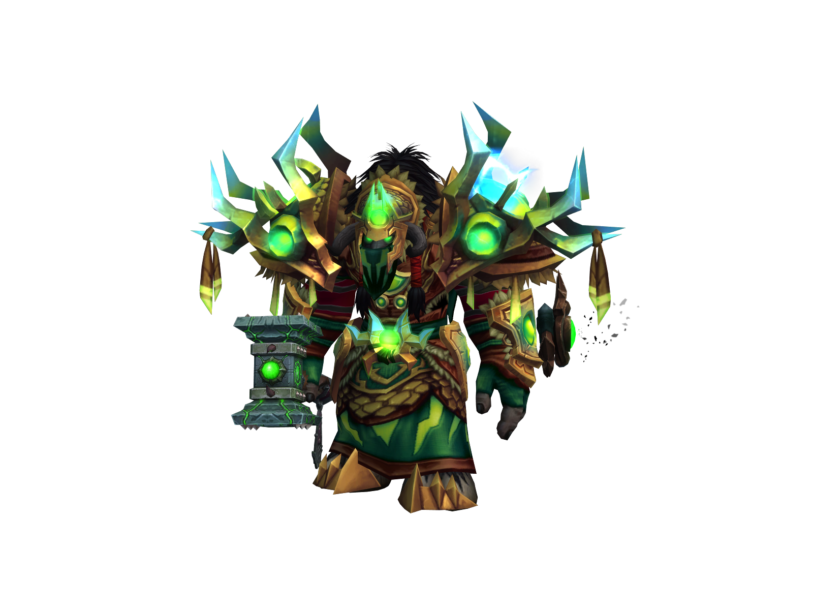 Brouff 3D character render